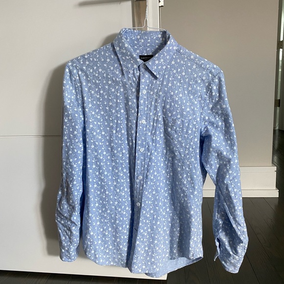 MENS Club Monaco Slim Fit Button Down - Picture 1 of 4